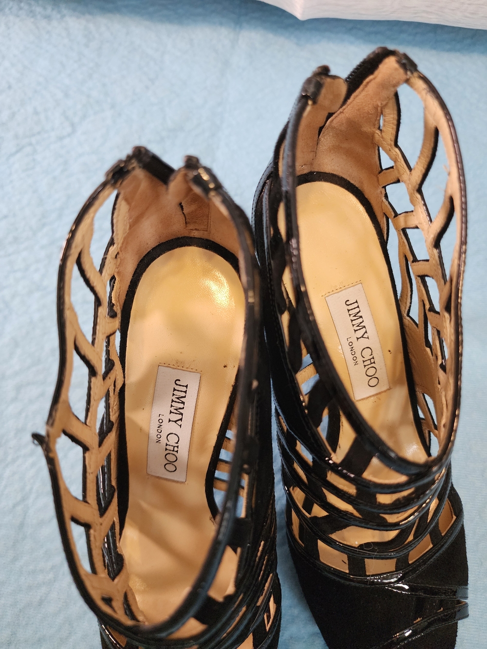 Jimmy Choo Black Strappy Women's Heels